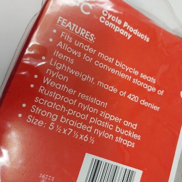 Wedge Seat Pack for Bicycle. Fits most bikes. - Picture 7 of 9